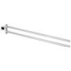 Docciabox Grohe Portasalviette Doppio Essentials Cube Cromo - Lunghezza 44 cm