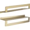 Docciabox Gedy Portaoggetti Doccia.mensola Portasciugamani 50 cm Cleo Oro Matt
