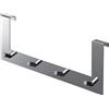 Docciabox Gedy Appendiabiti Sopraporta Multiplo 20mm Morgana Lucido