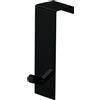 Docciabox Gedy Appendiabiti Sopraporta Singolo 40 mm Morgana Nero Matt
