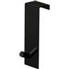 Docciabox Gedy Appendiabiti Sopraporta Singolo 20 mm Morgana Nero Matt