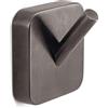 Docciabox Gedy Appendiabiti 2 Pezzi Tonga Gun Metal