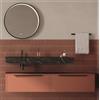 Docciabox Mobile bagno Sospeso con Top effetto Marmo e Specchio Led Terranova
