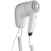 Docciabox Gedy Phon 1200 W con Supporto a Parete Scirocco Bianco