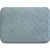 Docciabox Gedy Tappeto Mousse 40x60 cm Azzurro Polvere
