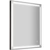 Docciabox Gedy Specchio Reversibile con Led 60x80 cm Paul Nero Matt