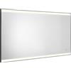 Docciabox Gedy Specchio con Led e Bordo Sabbiato 110x80 cm Jeff Nero Matt