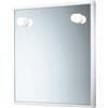Docciabox Gedy Specchio 55x60 cm con Luci Junior Bianco