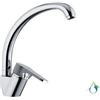 Mariani Miscelatore Monocomando Lavello Bocca Girevole Linea Surf Eco