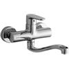 Paffoni Miscelatore Monocomando Lavello a Muro Linea Green Cromo