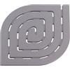 Docciabox Gedy Pedana Doccia 54,5x54,5 Spirale Grigio