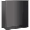 Docciabox Gedy Nicchia da Parete.doccia 30x30 cm Guest Nero Matt