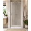 Docciabox Box Porta Nicchia Doccia 1 Lato Apertura Laterale Reversibile Colore Grigio - Misura: 60 x h185