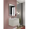 Docciabox Mobile Bagno Sospeso Cielo in MDF con Lavabo in Ceramica 60 cm