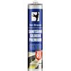Den Braven Silicone sanitario PREMIUM, cartuccia da 280 ml bianca