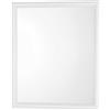 Specchio Rettangolare Con Cornice In ABS Bianca L.50 x H.60 cm L.50 x H.60 cm