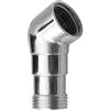 Curva per Doccetta in PVC Cromo 1/2 M/F 1/2" M/F