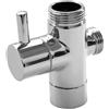 Deviatore per Colonna Doccia Cromo DV 332 3/4M x 1/2M x 3/4 3/4"M x 1/2"M X 3/4"