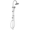 Set Colonna Doccia Monogetto Smart Tonda Cromo Con Deviatore 1/2 Con deviatore 1/2"