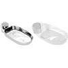 Portasapone Vela Per Asta Saliscendi 18 mm Trasparente Trasparente