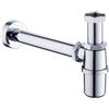 Sifone a Bottiglia in ABS Cromato 1 1/4 x 32 - L.280 mm 1"1/4 x 32 - L.280 mm