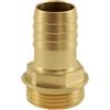 Raccordo Portagomma Maschio in Ottone Giallo Roma 3/4 x 20 mm 3/4" x 20 mm
