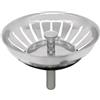 Tappo Cestello per Lavello Cucina Inox 80 mm - Click Clack 80 mm - Click Clack