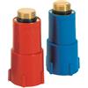 Tappo Prova Impianti Con Filettatura In Ottone 1/2 Rosso 1/2" Rosso