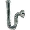 Sifone Flessibile ed Estensibile con Rosone Cromato 1 1/2 x 40 mm 1"1/2 x 40 mm