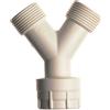 Raccordo a 3 Vie per Tubo di Carico Lavatrice e Lavastoviglie 3/4M x 3/4M x 3/4F 3/4"M x 3/4"M x 3/4"F