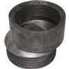 Prolunga per WC Eccentrica in Gomma Nera 110 mm 110 mm