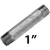 Barilotto in Acciaio al Carbonio Zincato 1 Pollice, Lunghezza 250 mm L.250 mm
