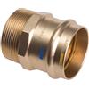 Manicotto Femmina a Pressare Filettato Maschio in Bronzo 18 x 3/4M 18 x 3/4"M