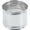 Tronchetto Inox F/F Monoparete 100 mm 100 mm