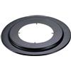 Rosone Nero Pesante per Stufe 130 mm 130 mm