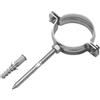 Collare Fermatubo Zincato per Tubi in PVC 90 mm 90 mm