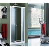 GIAVA BOX Box Porta Doccia in Acrilico - 1 lato, Apertura a Saloon 2 battenti 80 x h185 (Adattabilit 78-83cm)