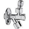 ALBERTONI Rubinetto Filtro Snodo 1/2M x 3/8M 10 con Rosetta 1/2"Mx3/8"M/ 10 + Rosetta