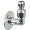 ALBERTONI Squadretta Sottolavabo Snodabile 90 1/2x10 + Rosetta 1/2"x10 + Rosetta