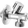 ALBERTONI Rubinetto Lavatrice con Filtro Cromato 1/2x3/4 + Rosetta 1/2"x3/4" + Rosetta