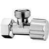 ALBERTONI Rubinetto a Squadra per Cassetta WC Attacco Femmina 1/2x1/2 1/2"x1/2"- 10