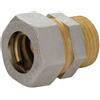 APE RACCORDERIE Raccordo Diritto Maschio a Compressione O-Ring per Tubo Rame APE 18 x 3/4 18 x 3/4"