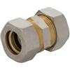 APE RACCORDERIE Raccordo Diritto Doppio a Compressione O-Ring per Tubo Rame APE 12 mm 12 mm