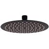 Soffione Doccia Tondo Slim Nero Opaco 250 x H.2 mm 250 x H.2 mm