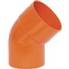 Curva a 45 in PVC Arancio 50 mm 50 mm