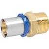 APE RACCORDERIE Raccordo Diritto Maschio a Pressare per Tubo Multistrato APE 20 (2,0) x 3/4 20 (2,0) x 3/4"