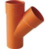 Braga a 45 in PVC Arancio 50 mm 50 mm