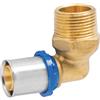 APE RACCORDERIE Gomito Maschio a Pressare per Tubo Multistrato APE 20 (2,0) x 3/4 20 (2,0) x 3/4"