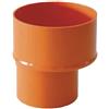 Riduzione con Bicchiere in PVC Arancio F 63 x M 50 F 63 x M 50