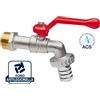 APM Rubinetto Portagomma a Sfera con Leva in Alluminio APM 3/4 x 1 3/4" x 1"